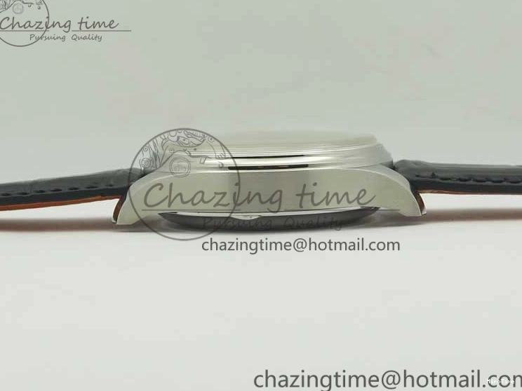 MIROTIME 0516 Portuguese Chrono SS ZF 1:1 Best Edition Gray Dial SS On Black Leather Strap A ZipUp 7215